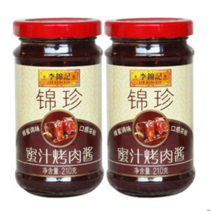 李錦記蜜汁烤肉醬210g 2瓶 韓國燒烤烤肉調(diào)味品烤翅腌制牛排醬