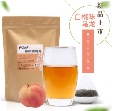 白桃烏龍 三角茶包貢茶原料專用奶蓋奶茶店批發180g