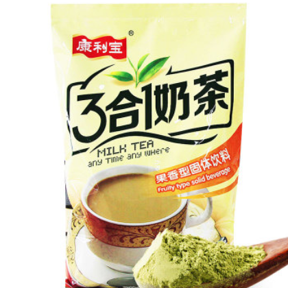 廠家批發 康利寶三合一1kg多口味飲料機奶茶原料 速溶奶綠奶茶粉