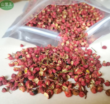 陜西秦嶺寧陜大紅袍花椒干花椒 食用農家青麻椒