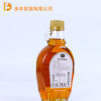 加拿大原裝奧帝楓葉糖漿250ml 烘焙用原味楓糖漿玻璃瓶裝