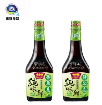 味事達(dá)純味鮮760ml*12瓶 減鹽配方?jīng)霭枵毫献舨歪u油