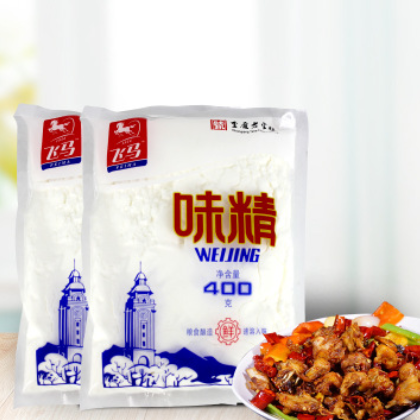 飛馬味精 粉體味精 速溶無(wú)錫 粉末味精調(diào)味料 重慶含鹽雞味 400g