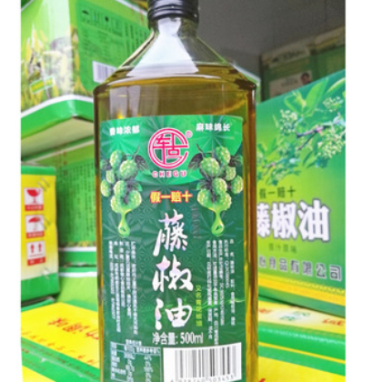 四川車古藤椒油500ml * 12瓶/箱 香味透骨麻味棉長 香麻青花椒油